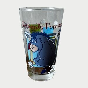 Disney Eeyore Friends For Ever Vintage Anchor Hocking 16oz Glass
